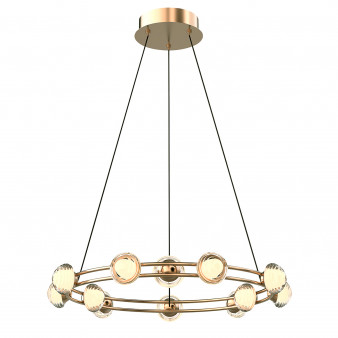 4382-12P, подвесная люстра, D550xH1880, 12xLEDx3.3W, 2800LM, 4000K, CRI>90, included