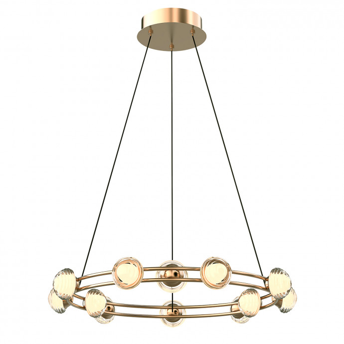 4382-12P, подвесная люстра, D550xH1880, 12xLEDx3.3W, 2800LM, 4000K, CRI>90, included