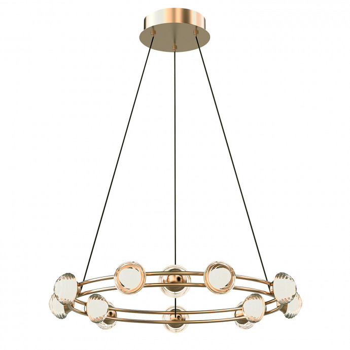 4382-12P, подвесная люстра, D550xH1880, 12xLEDx3.3W, 2800LM, 4000K, CRI>90, included