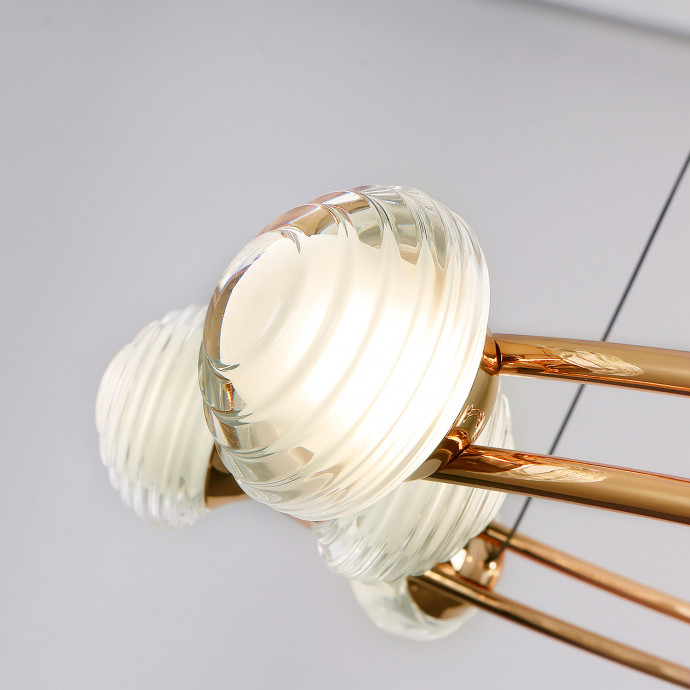 4382-15P, подвесная люстра, D750xH1880, 15xLEDx3.6W, 3850LM, 4000K, CRI>90, included