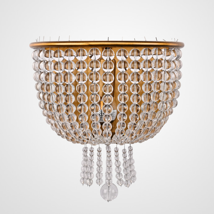 Бра Jacqueline White Sconce Brass By Imperiumloft