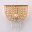 Бра Jacqueline White Sconce Brass By Imperiumloft