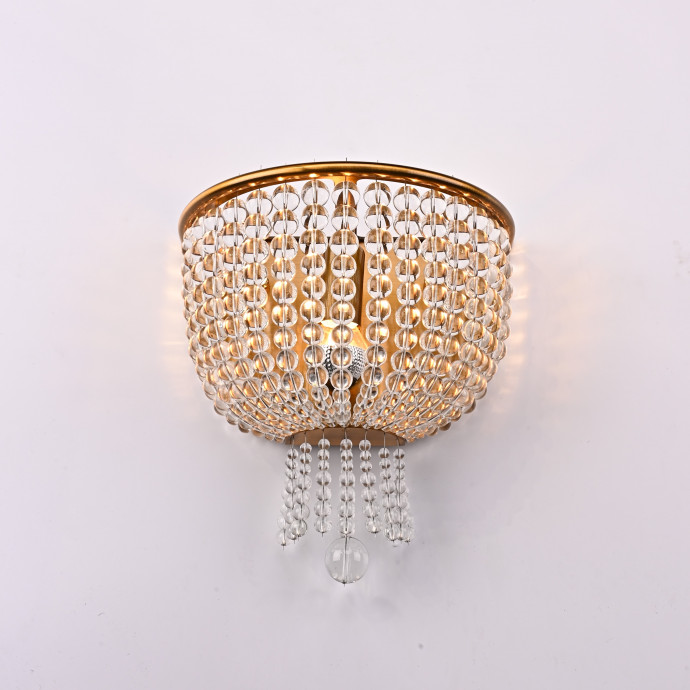 Бра Jacqueline White Sconce Brass By Imperiumloft