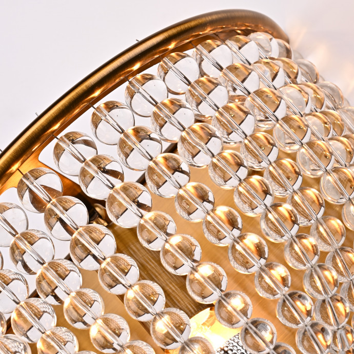 Бра Jacqueline White Sconce Brass By Imperiumloft
