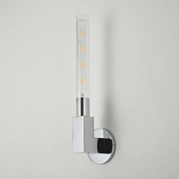 Бра Canelle Wall Lamp Single Sconces Chrome By Imperiumloft