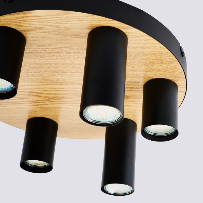 4431-6U, потолочный светильник, D360xH155, 6xGU10x50W