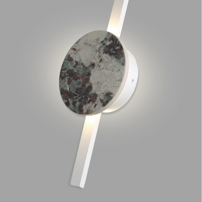 4447-1W, настенный светильник, D45xW130xH600, LEDx10W, 640LM, 4000K, included