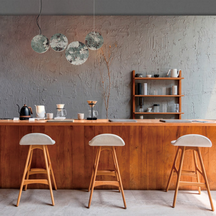 4447-1W, настенный светильник, D45xW130xH600, LEDx10W, 640LM, 4000K, included