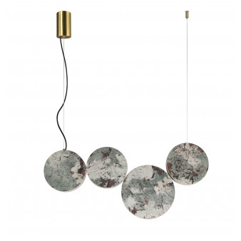 4447-4P, подвесная люстра, L700xW80xH1930, LEDx32W, 670LM, 4000K, included