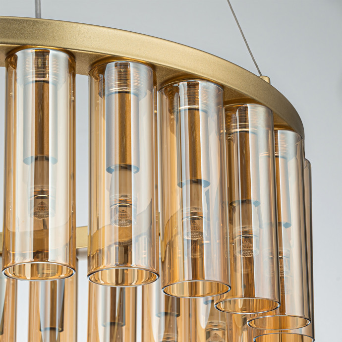 4503-25P, подвесная люстра, D490xH160/1360, 25xG9LEDx2W, 1750LM, 3000K, included