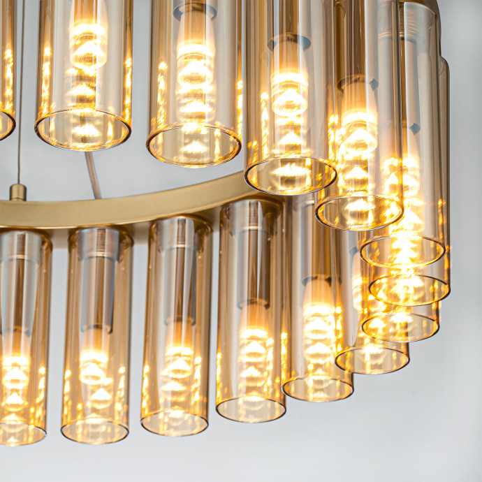 4503-25P, подвесная люстра, D490xH160/1360, 25xG9LEDx2W, 1750LM, 3000K, included