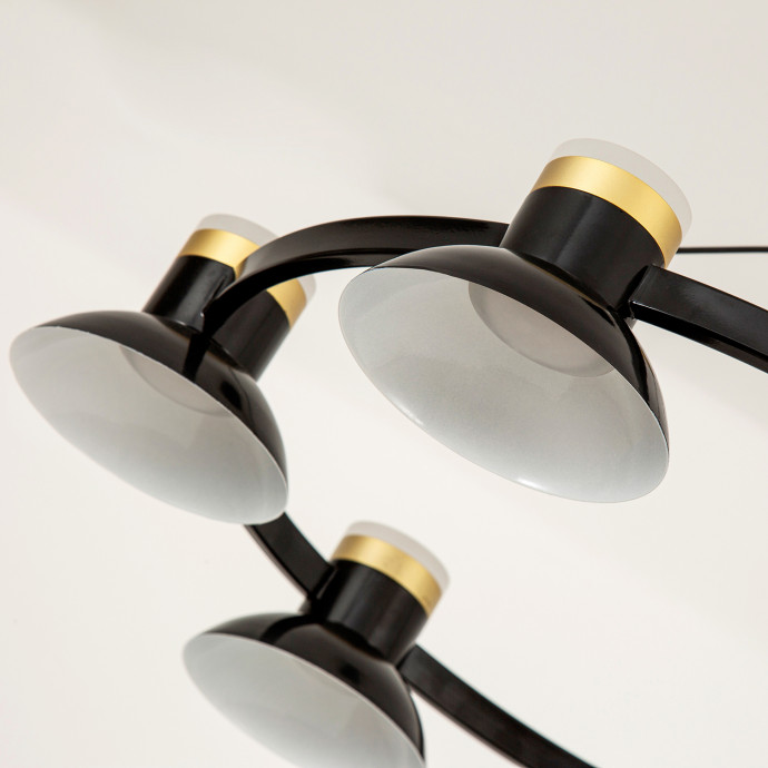 4516-9P, подвесная люстра, D880xH300/1800, 9xLEDx10W, 7200LM, 4000K, included