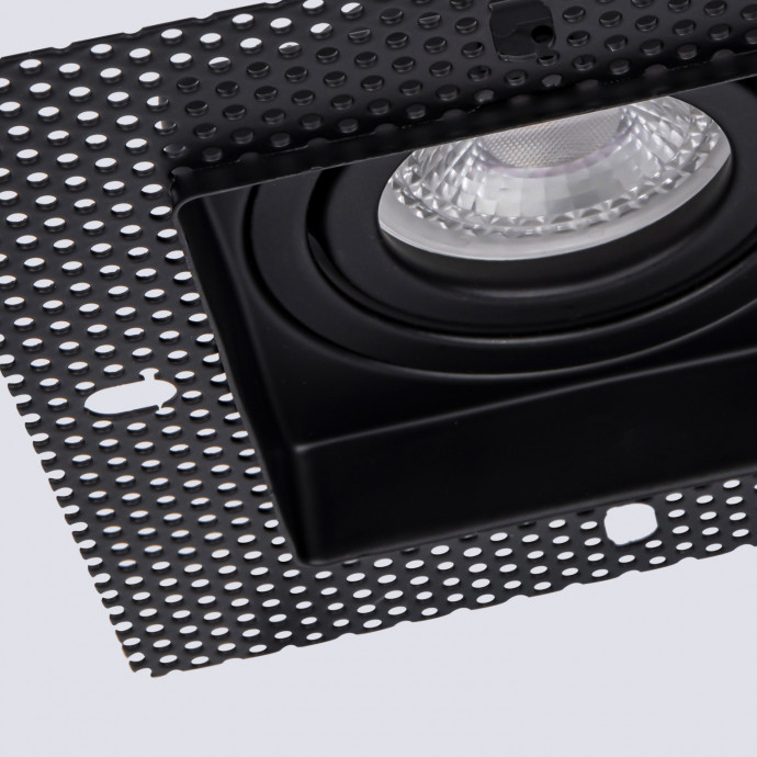 4536-1C, врезной светильник под штукатурку, L125xW125xH36, cutout:L80xW80, 1xGU10x35W, IP20