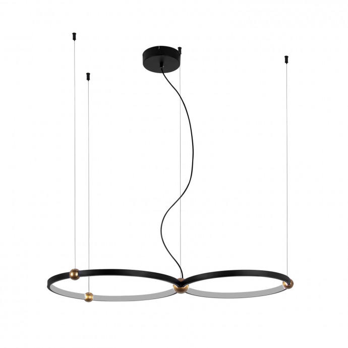 4569-2P, подвесная люстра, L920xW500xH1600, LEDx40W, 2600LM, 4000K, included