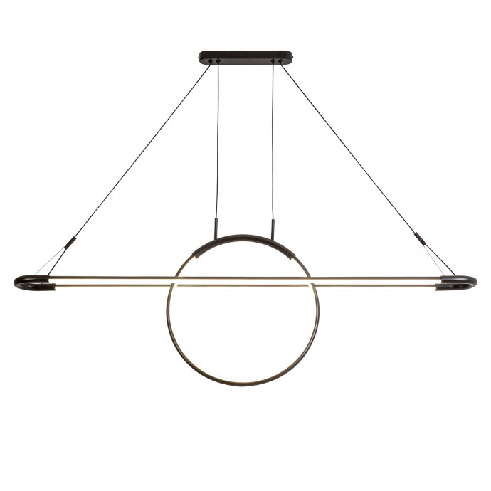 4587-12P, подвесная люстра, L1200xW115xH600/1500, LEDx58W, 4640LM, 4000K, included