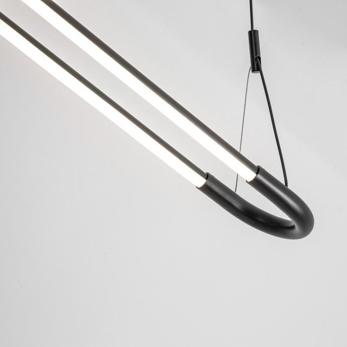 4587-12P, подвесная люстра, L1200xW115xH600/1500, LEDx58W, 4640LM, 4000K, included