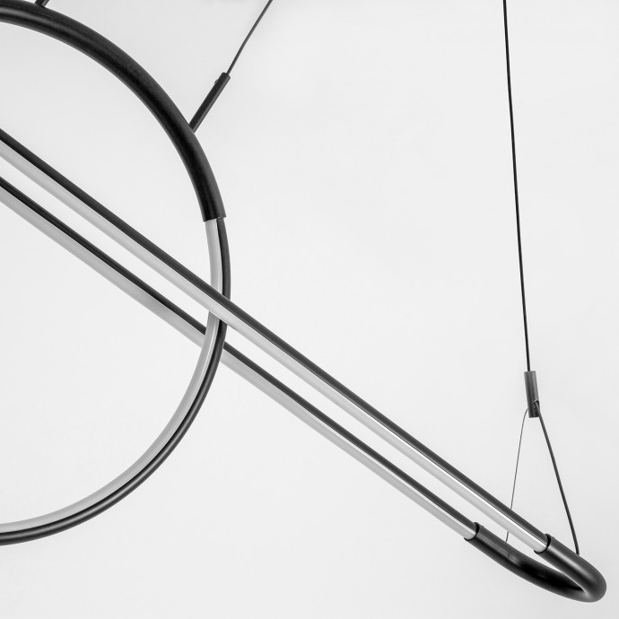 4587-12P, подвесная люстра, L1200xW115xH600/1500, LEDx58W, 4640LM, 4000K, included