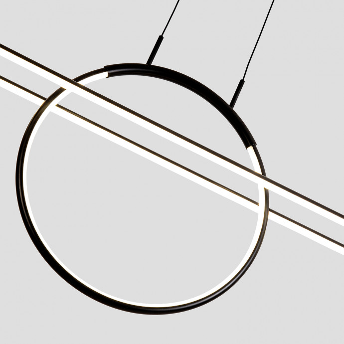 4587-12P, подвесная люстра, L1200xW115xH600/1500, LEDx58W, 4640LM, 4000K, included