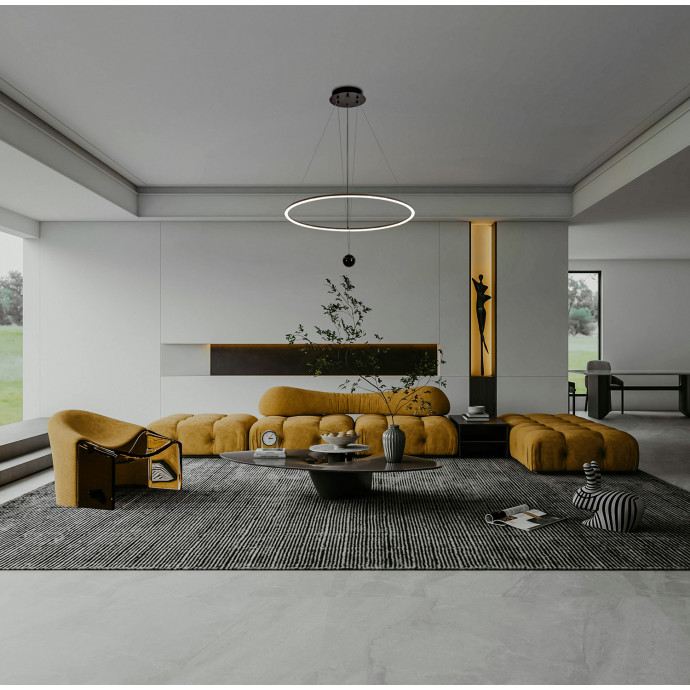 4588-6P, подвесная люстра, D600xH600/1500, LEDx38W, 3040LM, 4000K, included