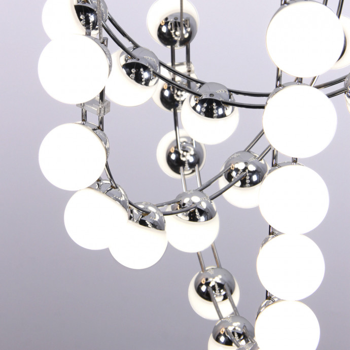 4589-4P, подвесная люстра, D390xH1890, LEDx48W, 3800LM, 4000K, included