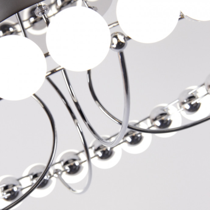 4589-6C, потолочная люстра, D600xH200, LEDx43W, 3400LM, 4000K, included