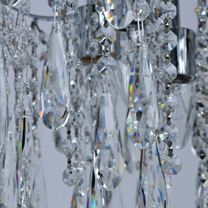 Потолочная люстра хрустальная De City Бриз 464019612