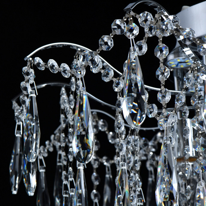 Потолочная люстра хрустальная De City Бриз 464019612