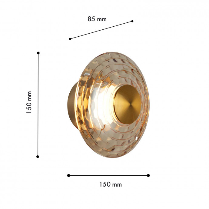 4641/1W PENDANT ODL20 337 золотой/синий Бра E27 60W 220V VOSTI
