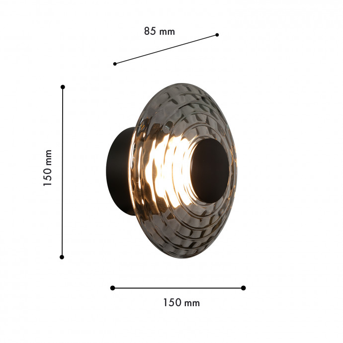 4642/1W PENDANT ODL20 337 золотой/белый Бра E27 60W 220V VOSTI