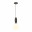 4668/1 PENDANT ODL20 309 черный/белый Подвес E27 1*40W (тип лампы СВЕЧА) 220V OKIA