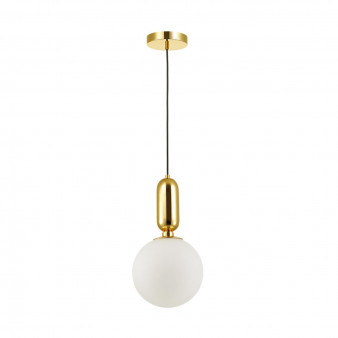 4669/1 PENDANT ODL20 309 золотой/белый Подвес E27 1*40W (тип лампы СВЕЧА ) 220V OKIA