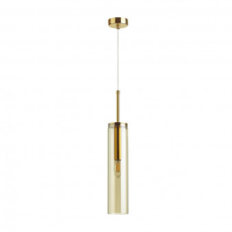 4693/1 PENDANT ODL20 299 золотой/янтарный Подвес E14 1*40W KLUM