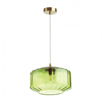 4783/1 PENDANT ODL21 345 зеленый/бронзовый Подвес E27 60W BINGA