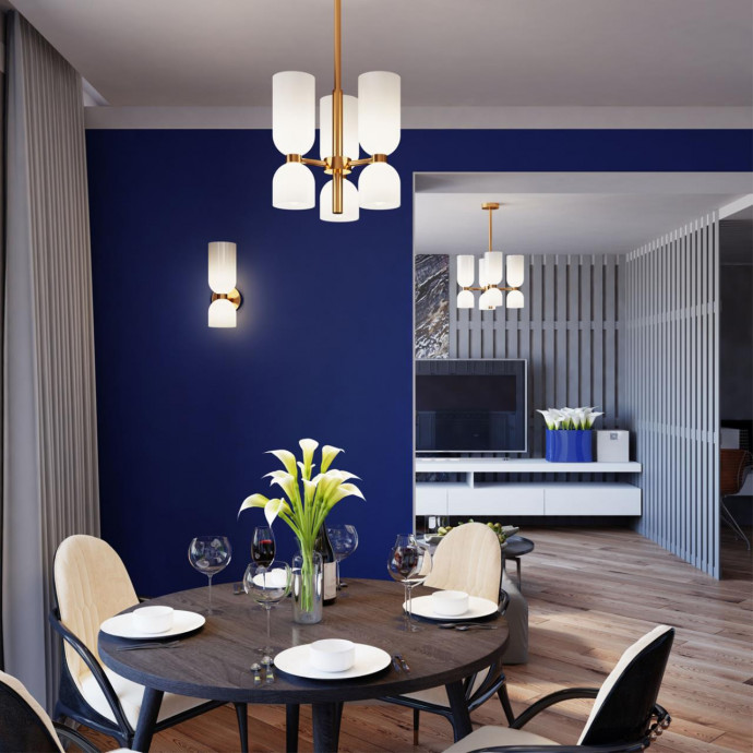 4798/6 MIDCENT ODL21 401 бронзовый/белый Люстра E14 6*60W ORINOCO