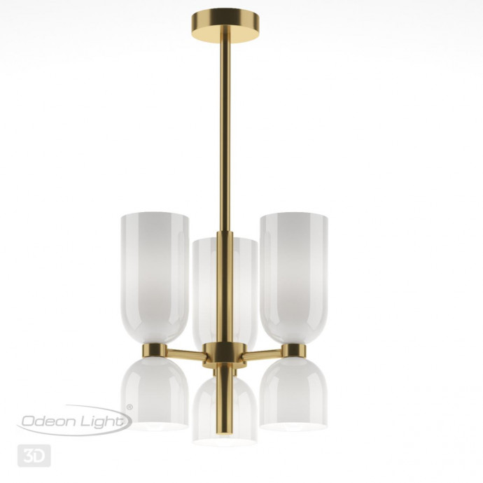 4798/6 MIDCENT ODL21 401 бронзовый/белый Люстра E14 6*60W ORINOCO