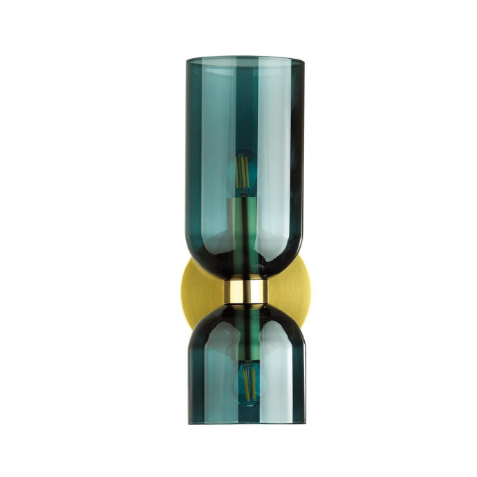 4803/2W MIDCENT ODL21 339 бронзовый/синий Бра с выкл. E14 2*60W ORINOCO