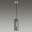 4805/1 PENDANT ODL21 339 никель/дымчатый Подвес E27 1*60W VOSTI