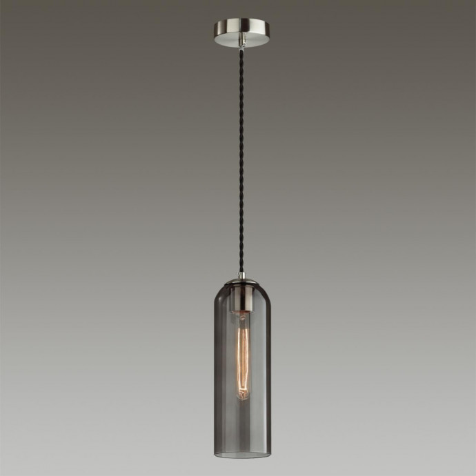 4805/1 PENDANT ODL21 339 никель/дымчатый Подвес E27 1*60W VOSTI