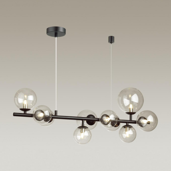 4818/10 MODERN ODL21 395 черный/прозрачный Люстра G9 10*40W TOVI