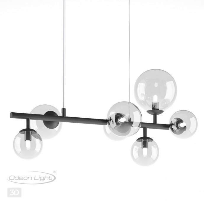 4818/7 MODERN ODL21 395 черный/прозрачный Люстра G9 7*40W TOVI