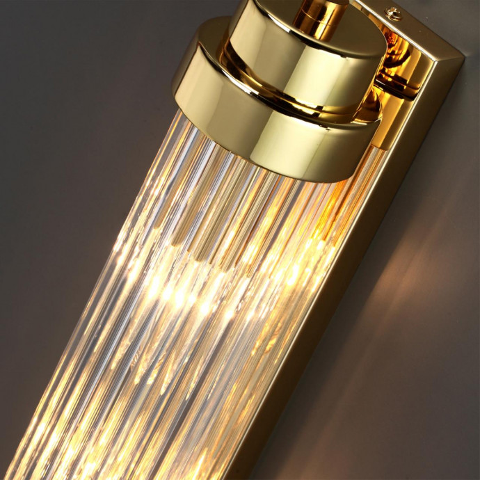 4822/2W WALLI ODL21 517 золотой/прозрачный Настенный светильник E14 2*40W LORDI