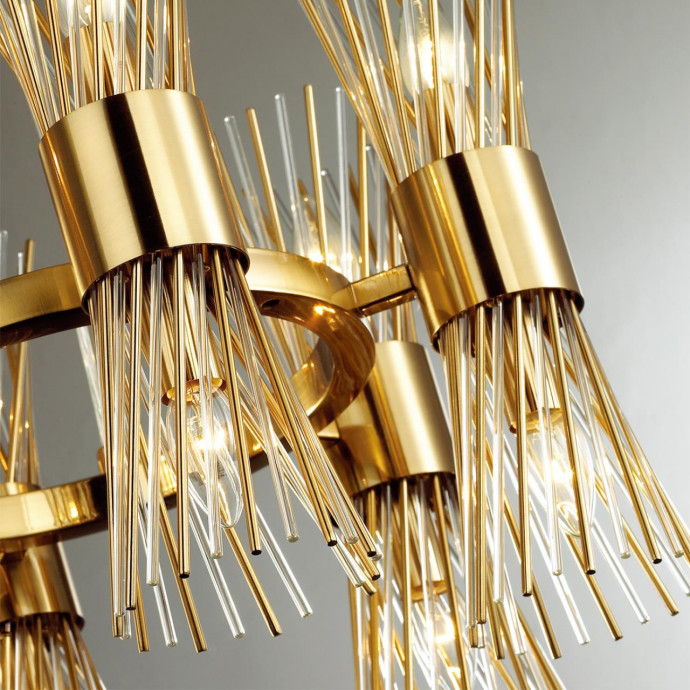 4839/2W HALL ODL21 463 золото/металл/стекло Бра E14 2*40W ORTA