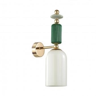 4861/1W CLASSIC ODL_EX21 73 золото/разноцветн./керамика/стекло Бра E14 1*40W CANDY