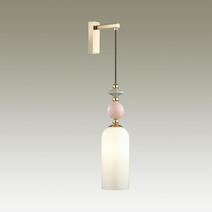 4861/1WA CLASSIC ODL_EX21 73 золото/разноцветн./керамика/стекло Бра E14 1*40W CANDY