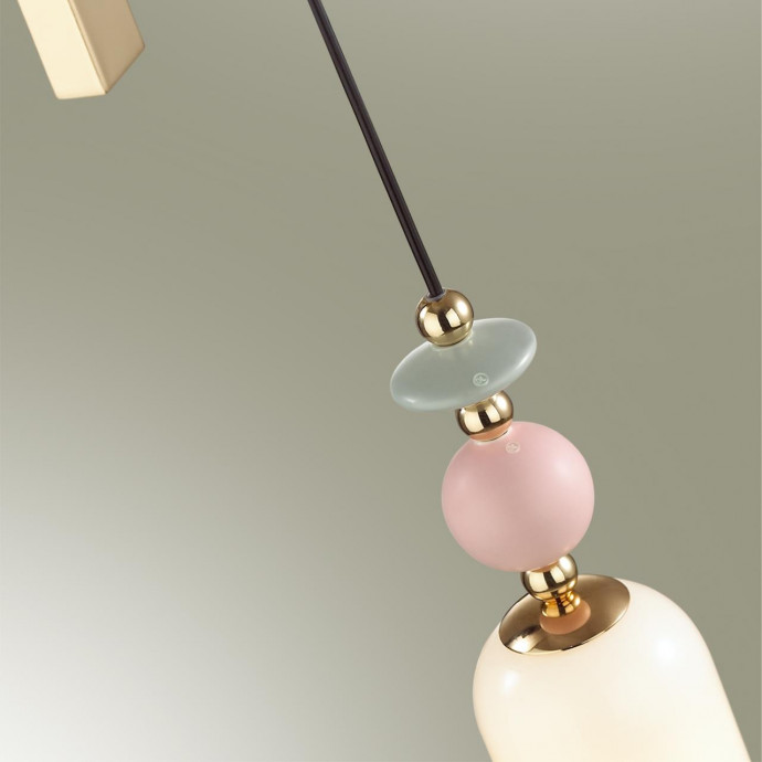 4861/1WA CLASSIC ODL_EX21 73 золото/разноцветн./керамика/стекло Бра E14 1*40W CANDY