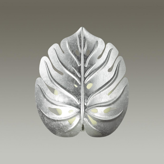 4865/1WA MODERN ODL_EX22 80 серебристый/белый/стекло Бра G9 2*5W JUNGLE