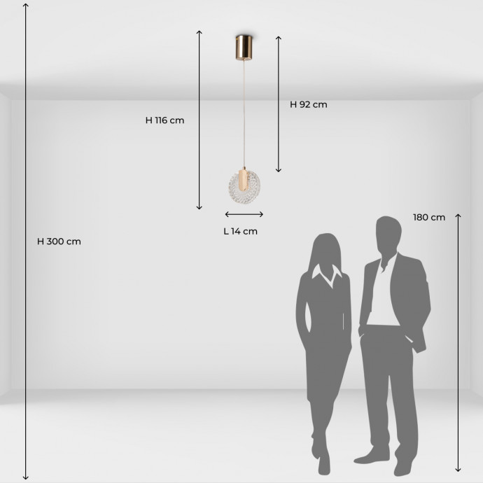 Люстра De City Конти