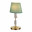 4887/1T MODERN ODL_EX22 89 бронзовый/зеленый/абажур ткань Настольная лампа E27 1*60W LONDON