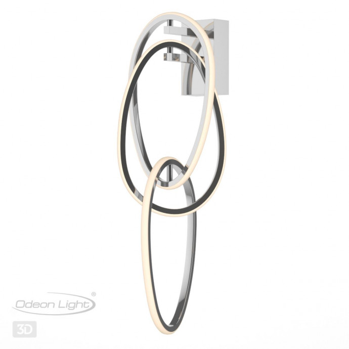 4891/33WL L-VISION ODL_EX22 95 хром/акрил Настенный светильник LED 33W 4000K SPACE