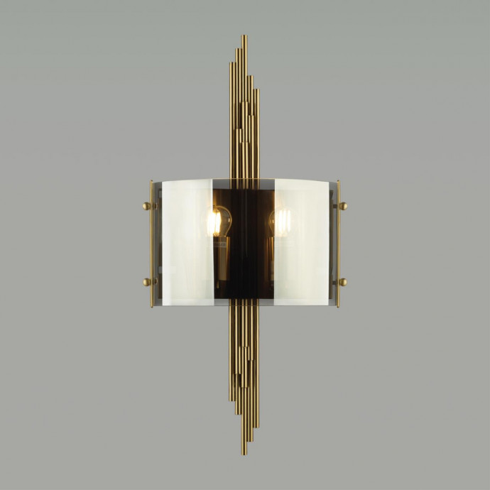 4895/2WA MODERN ODL_EX23 37 бронзовый/дымчатый/металл/стекло Бра E27 2*40W MARGARET